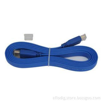 Blue Metal case 3D HDMI Cables HDTV DVD 1080P 3D Ethernet 1